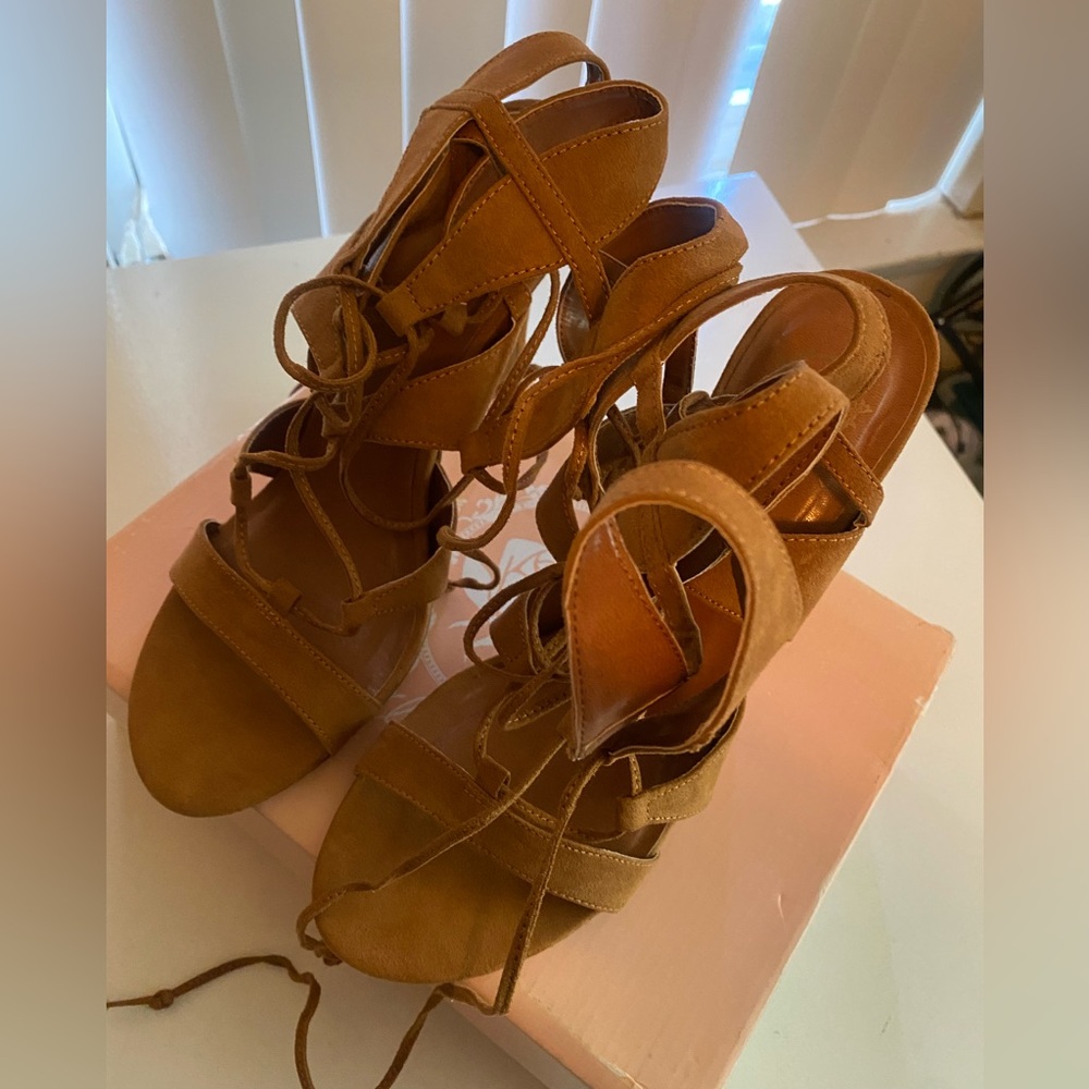 Brown heels